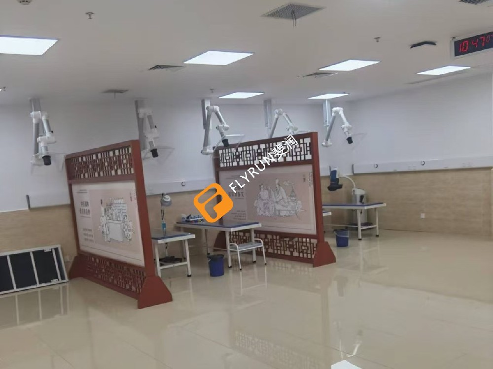 安徽安慶市醫(yī)院艾灸排煙系統(tǒng)安裝完成